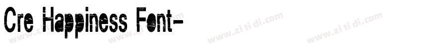 Cre Happiness Font字体转换